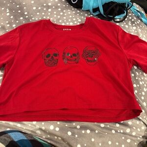 SHEIN Red Graphic Tee